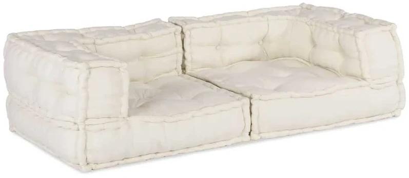 Modular Puffe Cream 140x70x36 audinys
