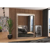 Sliding wardrobe with mirror and lighting LED PERMO 150 kaina