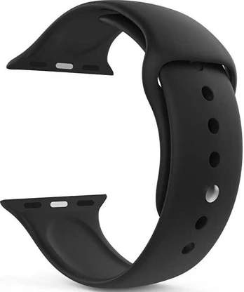 4Wrist Silicone strap for Apple Watch - Juodas 42/44/45 mm - S / M