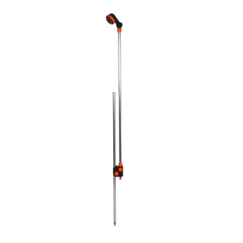 Sodo dušas Bradas Juodas LINE, 150-210 cm, įsmeigiamas