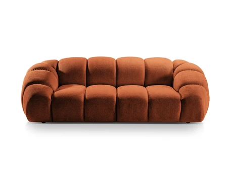 Sofa, Diana, 3 vietų, 254x114x72, terakota