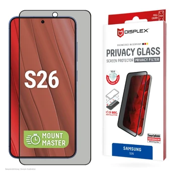 Samsung Galaxy S26 Privacy Screen Glass MM By Displex Transparent