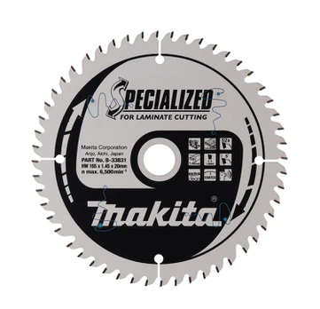 Laminato pjovimo diskas MAKITA 165x20mm 52T
