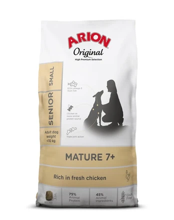 ARION Original Mature 7+ Senior Small Chicken Rice 2 kg