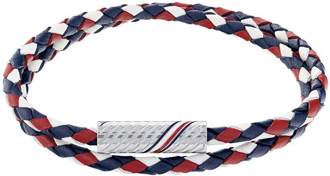 Tommy Hilfiger stilinga dviguba odinė apyrankė 2790472