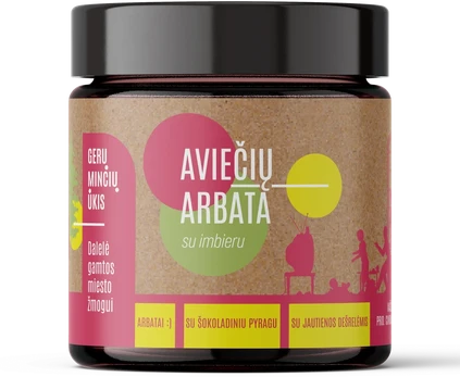 Aviečių arbata su imbieru, 230g