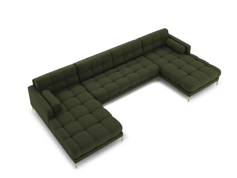 Panoramic Sofa, "Bali", 7 Seats, 383x185x75 Made in Europe