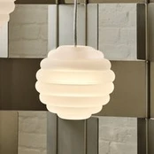 Tom Dixon LED pakabinama lempa „Press Sphere Mini“ matinė Ø 15 cm