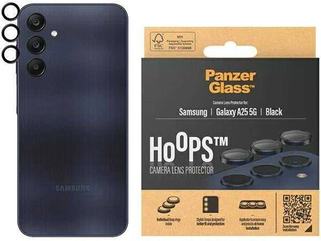 PanzerGlass Hoops Camera Sam A25 5G juoda|juodas 1225 camera lens protector hoop optic rings