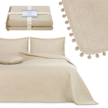 Lovatiesė AmeliaHome MEADORE, 240x260 cm, beige