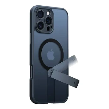 Torras Dėklas Torras Pstand Spin dla iPhone 16 Pro (Juodas)