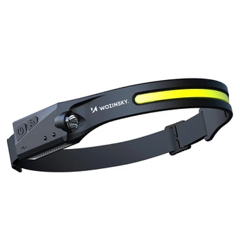 Wozinsky WLC-1200 350lm CREE LED Headlamp IPX4 with Motion Sensor - Juodas
