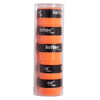 Raketės rankenos juostelės Softee Tech (5 vnt.) (Spalva: Oranžinė)