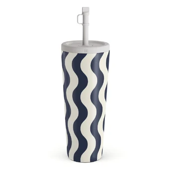 Out of Line - Travel Mug, 700 ml / Straw