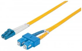 Intellinet Network Solutions LC optinis kabelis - SC 5m geltona (473729)