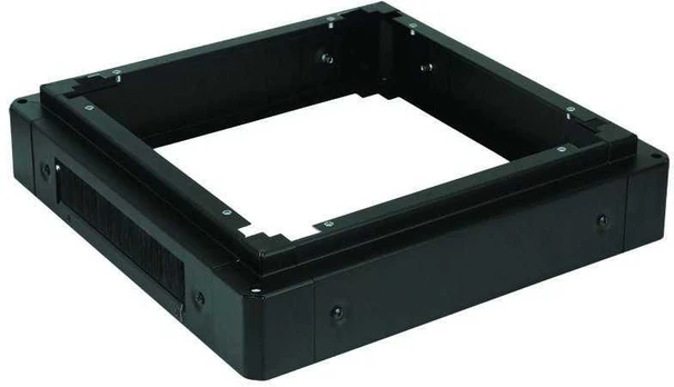 Maršrutizatorius Lanview W=600 D=800 H=100mm PLINTH MODULE Juodas