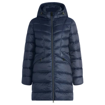 Lengvas paltas moterims, Mėlyna, Quilted Jacket