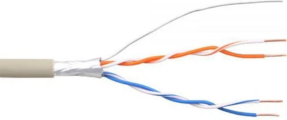 InLine telefono kabelis, 4 gyslų, 2x2x06 mm, ekranuotas, 25 m (69980C)