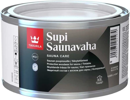 Tikkurila Vasks saunām supi balts 0,33l