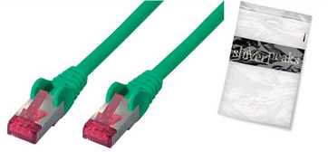 shiverpeaks Patchkabel S/FTP Cat.6a PIMF grün 5,0 m