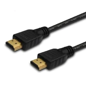 HDMI cable CL-194 SAVIO 1,5m black kaina