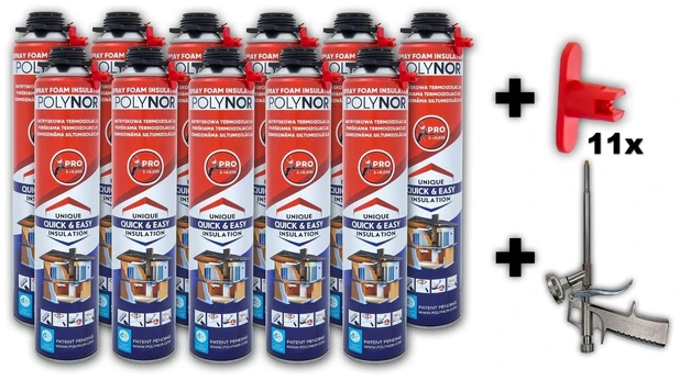 Termoizoliacija su priedais Polynor Pro Plus, 750 ml