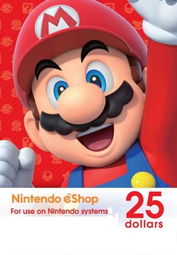 eShop Card 25 USD Nintendo