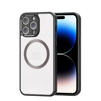 Husa pentru iPhone 15 Plus - Dux Ducis Aimo MagSafe Series - Black