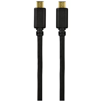 LAIDAS HAMA USB 2.0 Type C Cable gold-plated double shielded 0.75 m