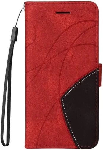 Red Flip Wallet Case for Vivo Y72/Y52 5G – Stylish Protection and Everyday Functionality