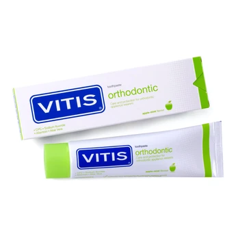 Dentaid VITIS Orthodontic dantų pasta breketams, 100 ml