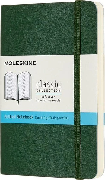 Moleskine Notes 13x21 žalios mirtos linijos