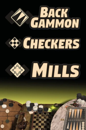 Backgammon + Checkers + Mills PC