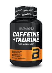 Biotech Caffeine + Taurine 60 kaps. kaina