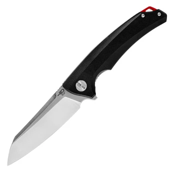 Bestech Knives Texel Satin/Black Sulankstomas peilis