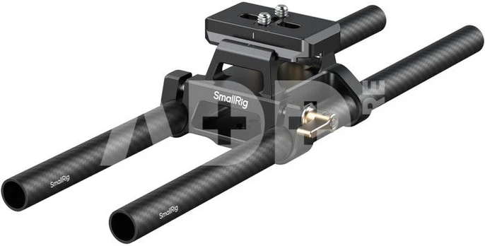 SmallRig 6761 Arca-Type Mount Plate with 15mm Dual Rod Clamp