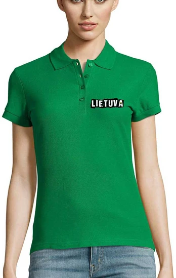 Moteriški Polo marškinėliai "Lietuva"