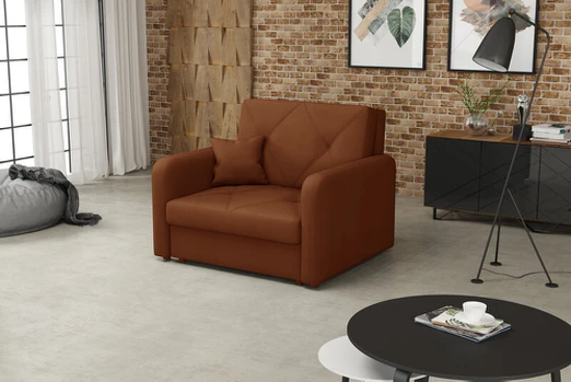 Sofa-lova Nore Viva 25, 103x100x85 cm, ruda