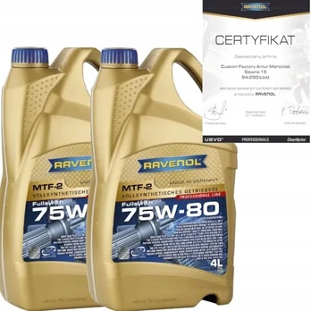 Ravenol Mtf-2 75w80 8l - transmisijos alyva