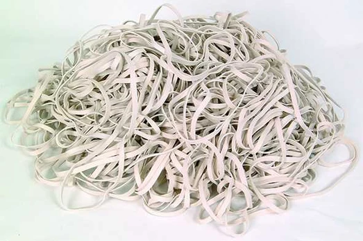 Valiklis Siam Gummibånd 120x5,0mm hvid (500g)