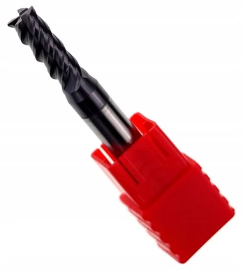 Vhm karbido freza 4 ašmenų fi 5 mm kotas 6 65hrc