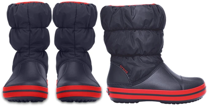 Crocs™ Winter Puff Boot Kid’s Navy/Red - 25