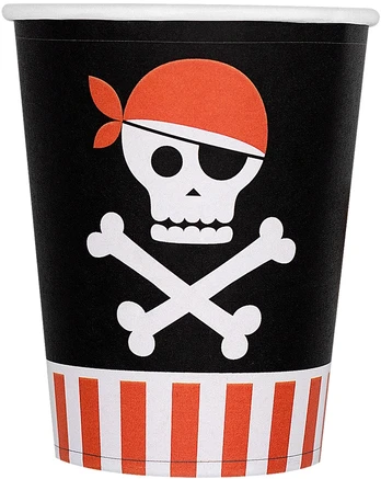 Piratų puodeliai – Šventės dekoracija