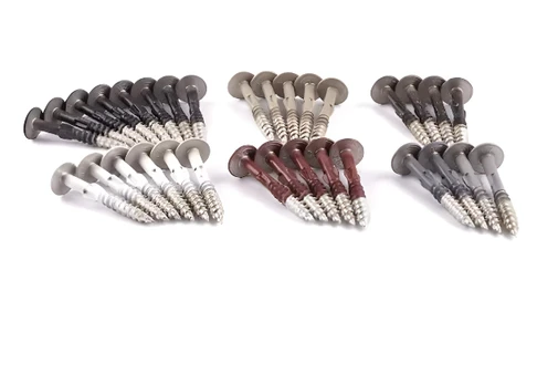 Sraigtai Cedral TORX, cementinių dailylenčių montavimui (įv.spalvų)