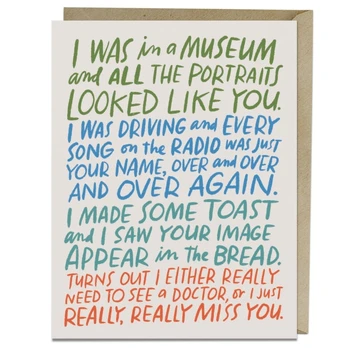 6-Pack Em & Friends Really Miss You Card