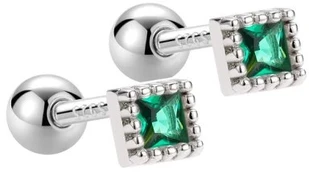 Helix auskarai Luxe Žalias