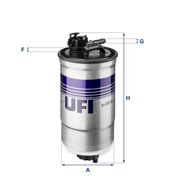 Kuro filtras UFI 24.391.00