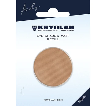Kryolan Matinių šešėlių įdėklas (magnetinis) - Eye Shadow Matt Refill (magnetic, 36 mm) - bamboo