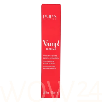 Blakstienų tušas Pupa Vamp!, Extra Black 010