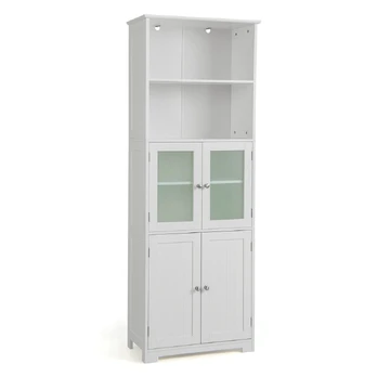 Bonideco Select Vonios spintelė 60x30x163cm., baltos spalvos